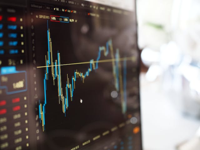 Trend lines on a Forex Trading platform